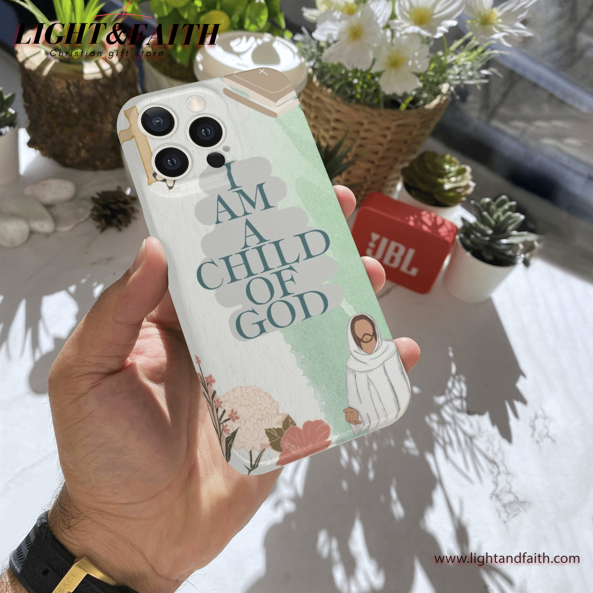 I Am A Child Of God Phone Case, Christian Phone Case, Bible Verse Phone Case, Religious Gift, PCLAF28
